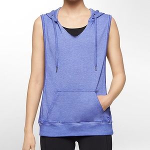 Calvin Klein sporty sleeveless hooded sweeter